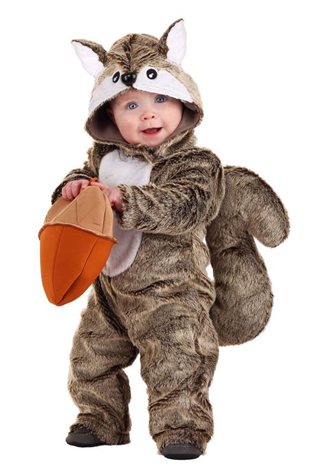 infant squirrel halloween costume|squirrel in ghost costume.